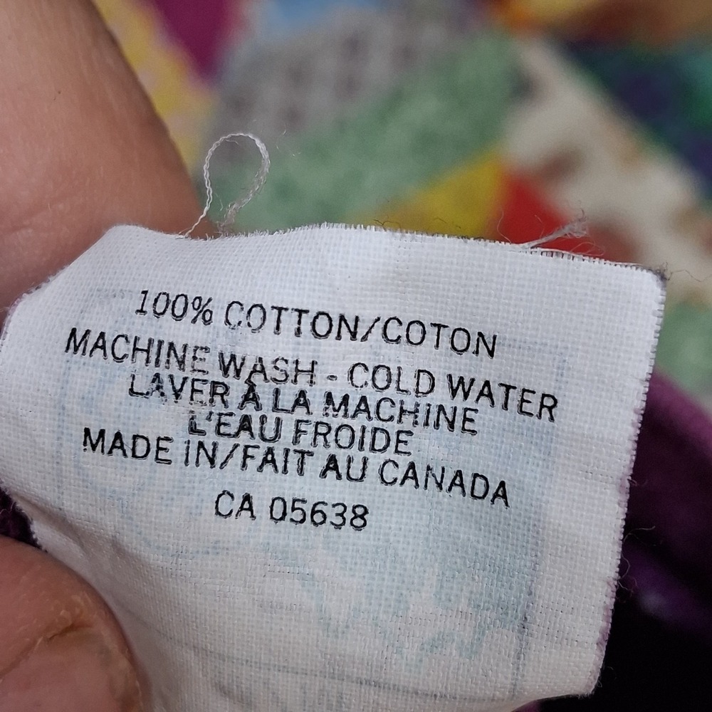 * Vintage 1993 Waves Toronto Canada Tee Shirt Size Medium Purple Single Stitch - Picture 8 of 14